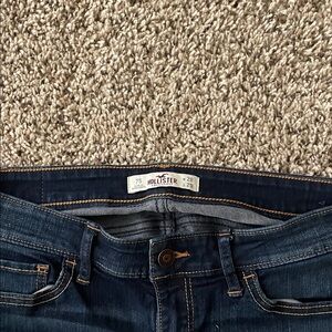 Hollister Women's Dark Blue Denim Jeans